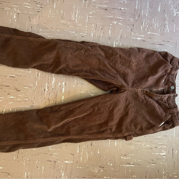 PacSun High Rise Brown Corduroy Pants - Picture 3 of 6